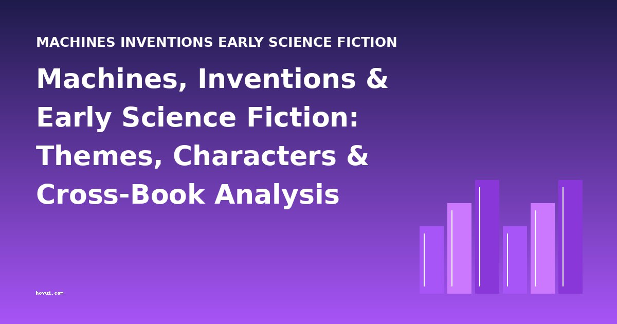 Machines, Inventions & Early Science Fiction: Themes, Characters & Cross-Book Analysis